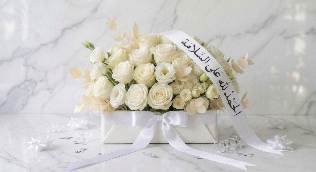 تنسيق خاص فاتح اللون لتمني الشفاء